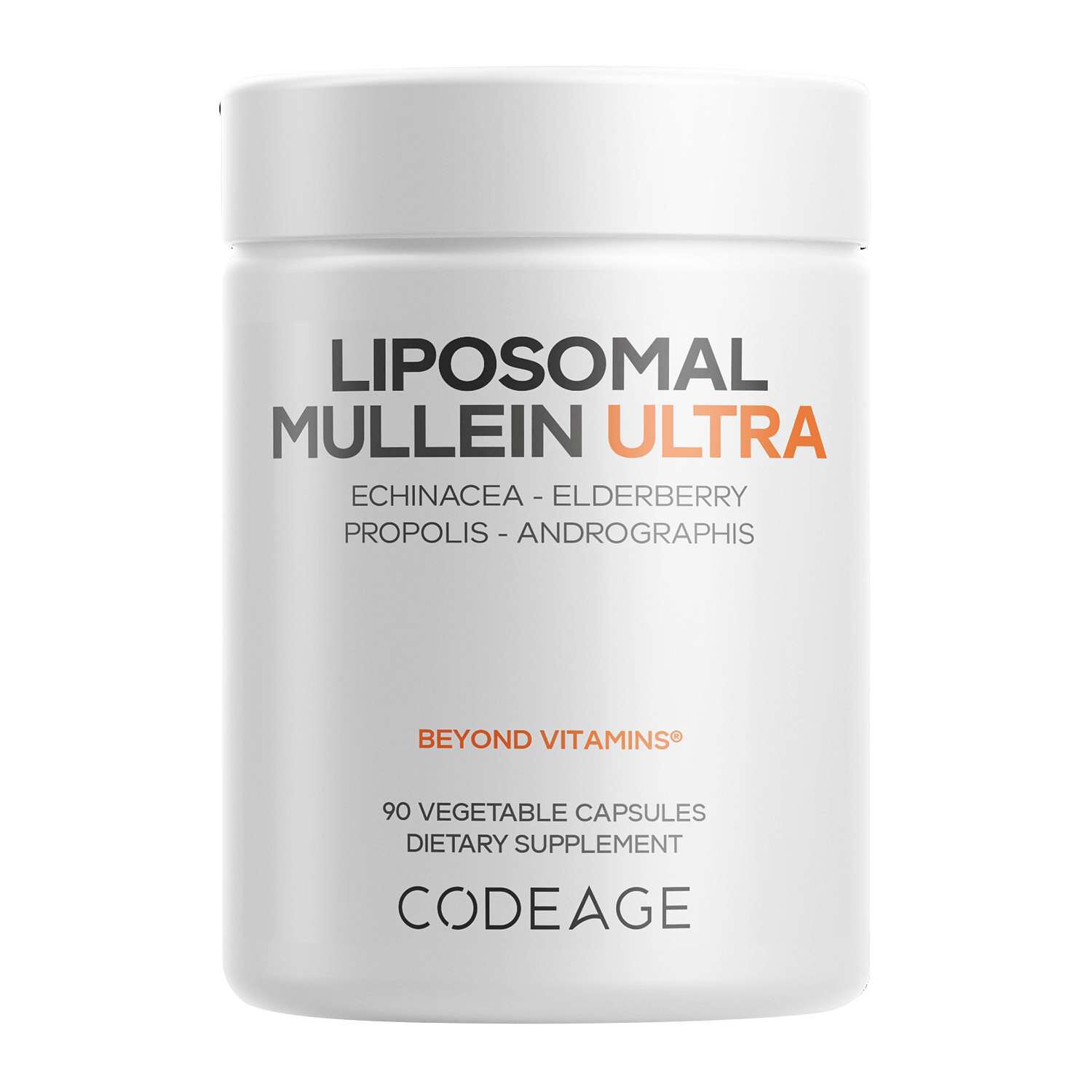 Liposomal Mullein Ultra - 90 Vegetable Capsules (30 Servings) | GNC